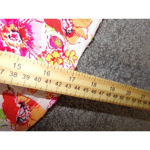 Agnes and Dora pink floral mumu maxi dress size MED cinch waist - Picture 10 of 10